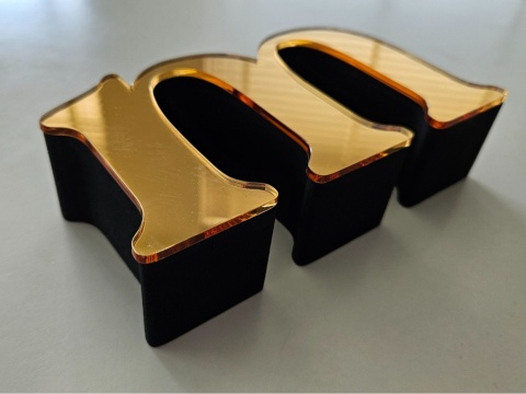 Logo 3D przestrzenne ze styroduru pianki XPS - grubość 4cm | KONFIGURATOR