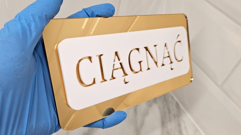 Tabliczka na drzwi lub ścianę - Pchać / ciągnąć | KONFIGURATOR Tabliczka na drzwi lub ścianę - Pchać / ciągnąć | KONFIGURATOR