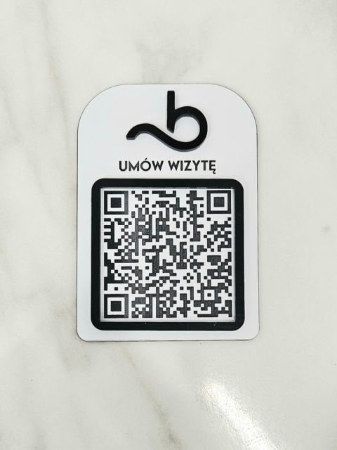 Tabliczka z kodem QR - Umów wizytę | KONFIGURATOR Tabliczka z kodem QR - Umów wizytę | KONFIGURATOR