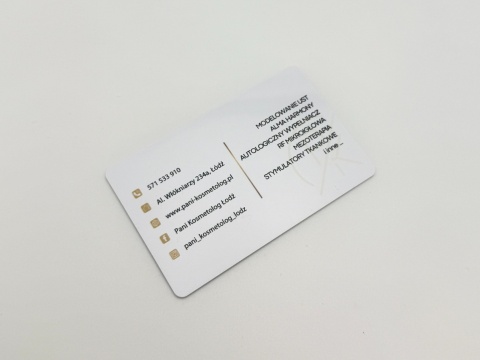 Wizytówka z funkcją NFC - personalizowany gadżet reklamowy - pakiet 50 sztuk